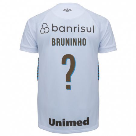 Kandiny Enfant Maillot Bruninho #0 Blanc Tenues Extérieur 2023/24 T-Shirt