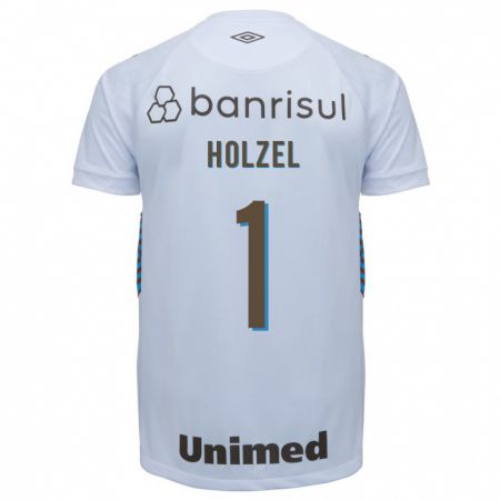 Kandiny Enfant Maillot Vivi Holzel #1 Blanc Tenues Extérieur 2023/24 T-Shirt