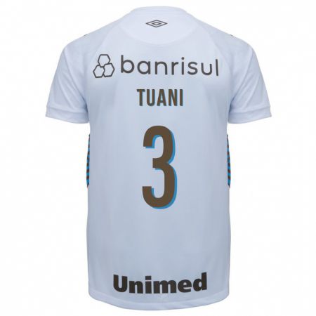 Kandiny Enfant Maillot Tuani #3 Blanc Tenues Extérieur 2023/24 T-Shirt