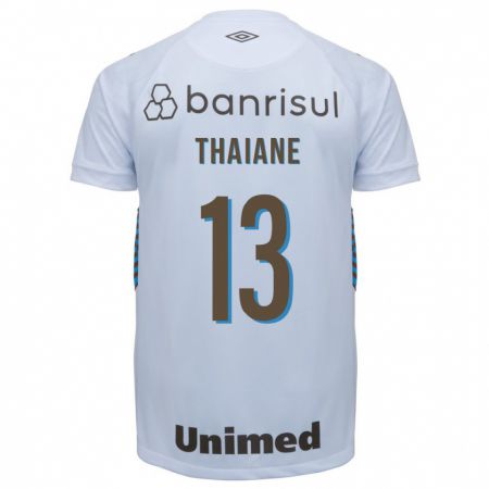 Kandiny Enfant Maillot Thaiane #13 Blanc Tenues Extérieur 2023/24 T-Shirt