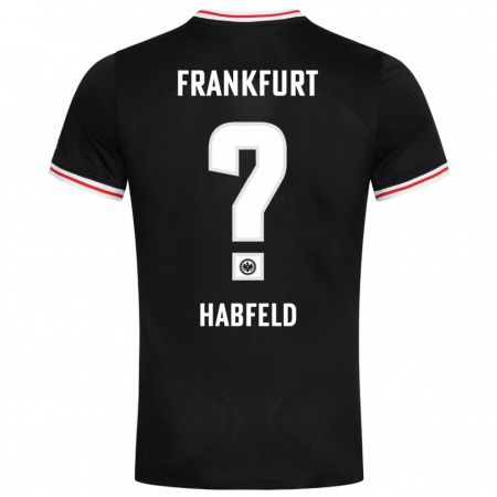 Kandiny Enfant Maillot Josef Haßfeld #0 Noir Tenues Extérieur 2023/24 T-Shirt