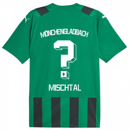 Kandiny Enfant Maillot Kilian Mischtal #0 Vert Noir Tenues Extérieur 2023/24 T-Shirt