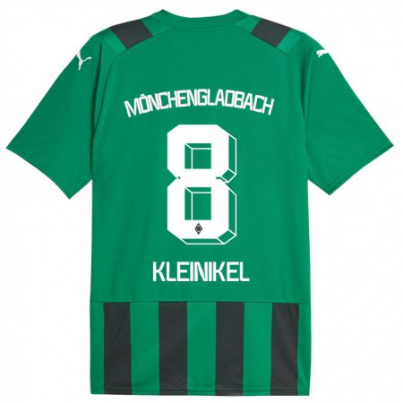 Kandiny Enfant Maillot Nadja Kleinikel #8 Vert Noir Tenues Extérieur 2023/24 T-Shirt