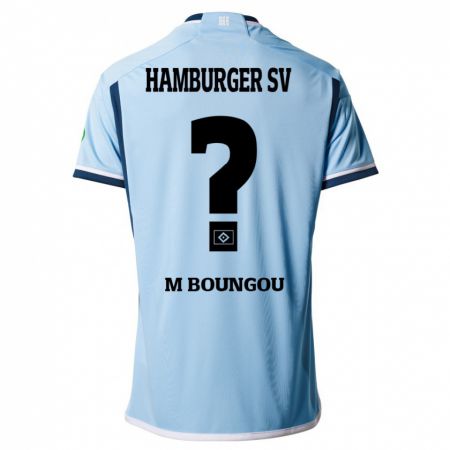 Kandiny Enfant Maillot Edmond Loubongo-M'boungou #0 Bleu Tenues Extérieur 2023/24 T-Shirt
