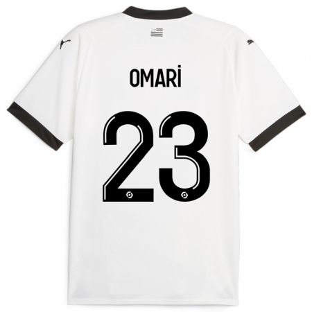 Kandiny Enfant Maillot Warmed Omari #23 Blanc Tenues Extérieur 2023/24 T-Shirt