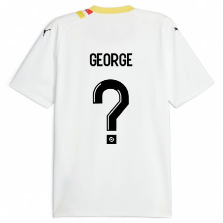 Kandiny Enfant Maillot Ryan George #0 Noir Tenues Extérieur 2023/24 T-Shirt