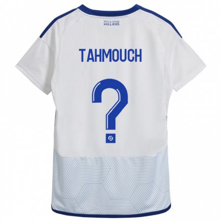 Kandiny Enfant Maillot Mathieu Tahmouch #0 Blanc Tenues Extérieur 2023/24 T-Shirt