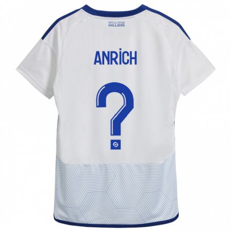 Kandiny Enfant Maillot Melchior Anrich #0 Blanc Tenues Extérieur 2023/24 T-Shirt