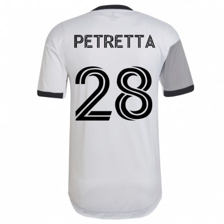 Kandiny Enfant Maillot Raoul Petretta #28 Blanc Tenues Extérieur 2023/24 T-Shirt