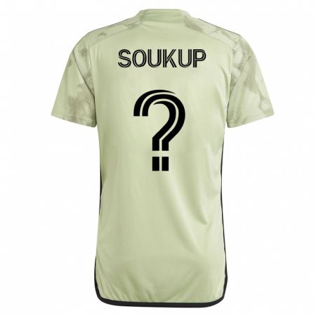 Kandiny Enfant Maillot Alixson Soukup #0 Vert Tenues Extérieur 2023/24 T-Shirt