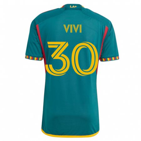 Kandiny Enfant Maillot Gino Vivi #30 Vert Tenues Extérieur 2023/24 T-Shirt