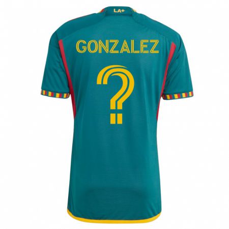Kandiny Enfant Maillot Jesse Gonzalez #0 Vert Tenues Extérieur 2023/24 T-Shirt