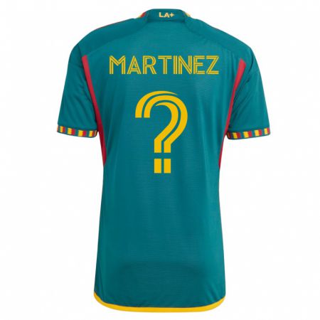 Kandiny Enfant Maillot Enrique Martinez #0 Vert Tenues Extérieur 2023/24 T-Shirt