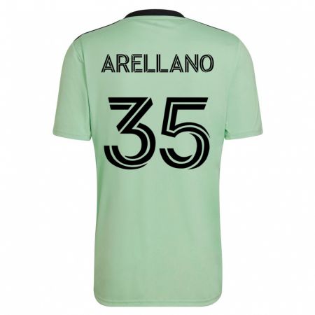 Kandiny Enfant Maillot Bryan Arellano #35 Vert Clair Tenues Extérieur 2023/24 T-Shirt