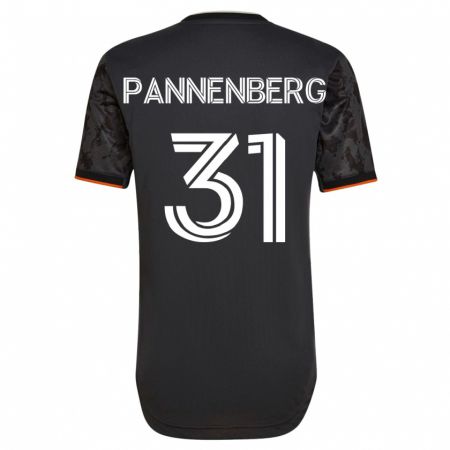 Kandiny Enfant Maillot Andrew Pannenberg #31 Noir Tenues Extérieur 2023/24 T-Shirt