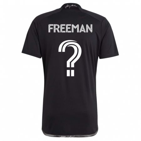 Kandiny Enfant Maillot Tyler Freeman #0 Noir Tenues Extérieur 2023/24 T-Shirt