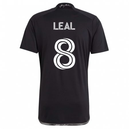 Kandiny Enfant Maillot Randall Leal #8 Noir Tenues Extérieur 2023/24 T-Shirt
