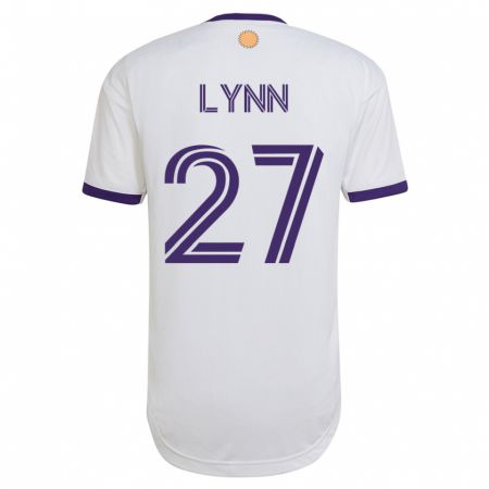 Kandiny Enfant Maillot Jack Lynn #27 Blanc Tenues Extérieur 2023/24 T-Shirt
