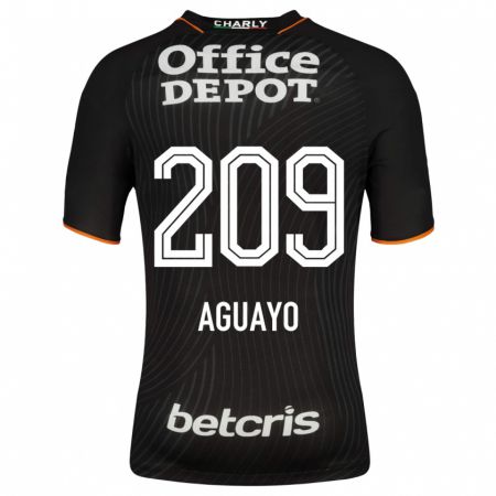 Kandiny Enfant Maillot Sergio Aguayo #209 Noir Tenues Extérieur 2023/24 T-Shirt