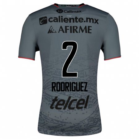 Kandiny Enfant Maillot Antonio Rodríguez #2 Gris Tenues Extérieur 2023/24 T-Shirt