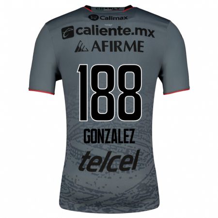 Kandiny Enfant Maillot Jorge González #188 Gris Tenues Extérieur 2023/24 T-Shirt