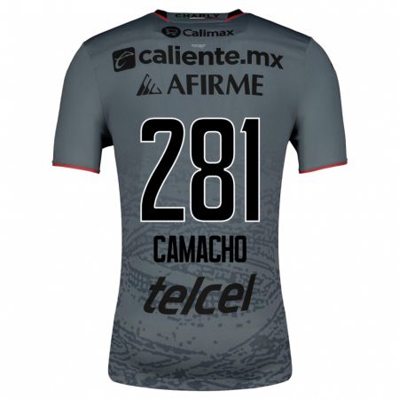 Kandiny Enfant Maillot Javier Camacho #281 Gris Tenues Extérieur 2023/24 T-Shirt