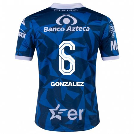 Kandiny Enfant Maillot Pablo González #6 Bleu Tenues Extérieur 2023/24 T-Shirt