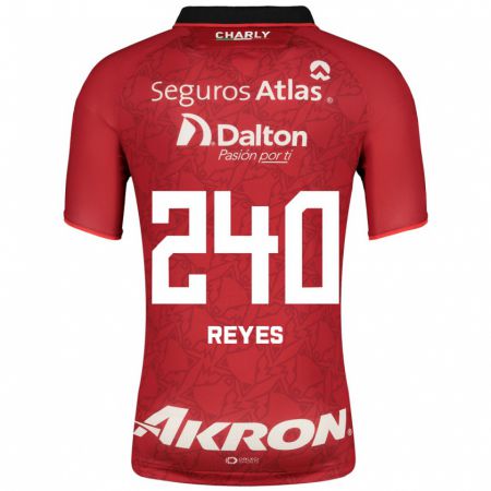Kandiny Enfant Maillot Óscar Reyes #240 Rouge Tenues Extérieur 2023/24 T-Shirt