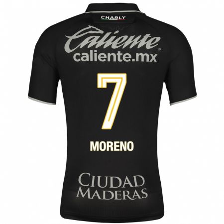 Kandiny Enfant Maillot Iván Moreno #7 Noir Tenues Extérieur 2023/24 T-Shirt