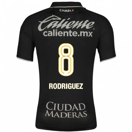 Kandiny Enfant Maillot Iván Rodríguez #8 Noir Tenues Extérieur 2023/24 T-Shirt