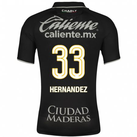 Kandiny Enfant Maillot Pedro Hernández #33 Noir Tenues Extérieur 2023/24 T-Shirt