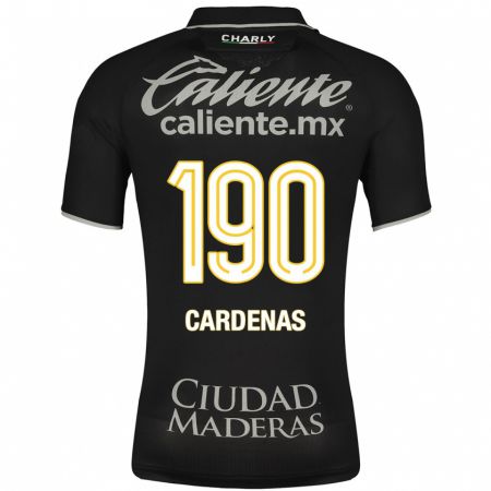 Kandiny Enfant Maillot Emilio Cárdenas #190 Noir Tenues Extérieur 2023/24 T-Shirt