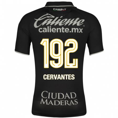 Kandiny Enfant Maillot Luis Cervantes #192 Noir Tenues Extérieur 2023/24 T-Shirt