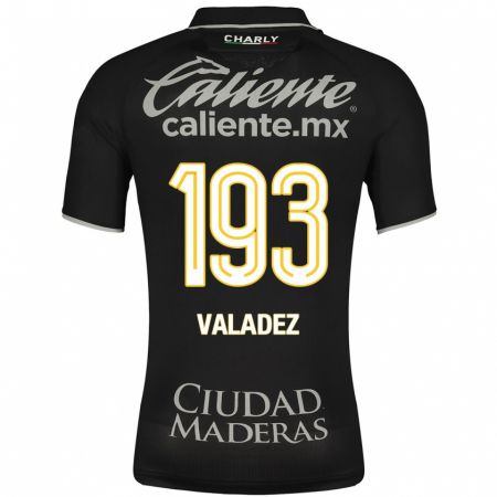 Kandiny Enfant Maillot Luis Valadez #193 Noir Tenues Extérieur 2023/24 T-Shirt