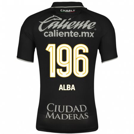 Kandiny Enfant Maillot Óscar Alba #196 Noir Tenues Extérieur 2023/24 T-Shirt