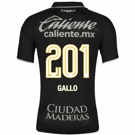 Kandiny Enfant Maillot Andrés Gallo #201 Noir Tenues Extérieur 2023/24 T-Shirt