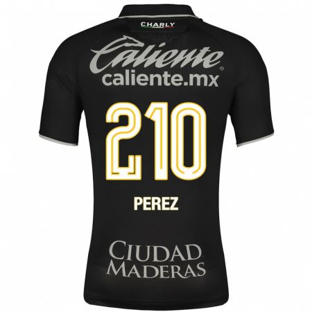 Kandiny Enfant Maillot Arez Pérez #210 Noir Tenues Extérieur 2023/24 T-Shirt
