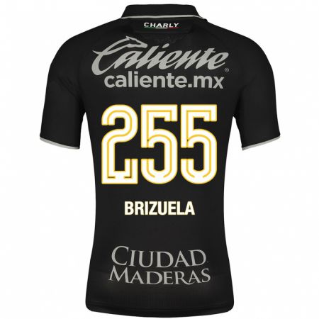Kandiny Enfant Maillot Juan Brizuela #255 Noir Tenues Extérieur 2023/24 T-Shirt