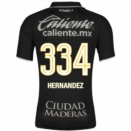 Kandiny Enfant Maillot Alan Hernández #334 Noir Tenues Extérieur 2023/24 T-Shirt