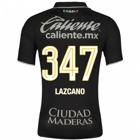 Kandiny Enfant Maillot Evan Lazcano #347 Noir Tenues Extérieur 2023/24 T-Shirt