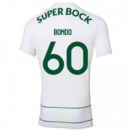 Kandiny Enfant Maillot Pedro Bondo #60 Blanc Tenues Extérieur 2023/24 T-Shirt