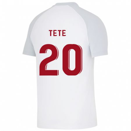 Kandiny Enfant Maillot Tetê #20 Blanc Tenues Extérieur 2023/24 T-Shirt