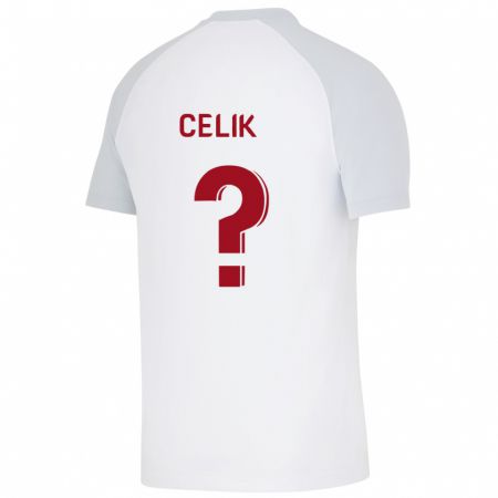 Kandiny Enfant Maillot Berke Celik #0 Blanc Tenues Extérieur 2023/24 T-Shirt