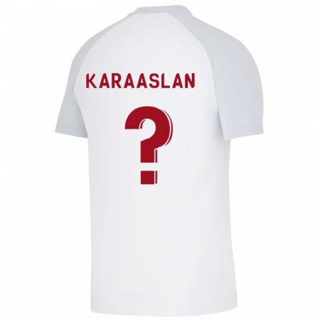 Kandiny Enfant Maillot Ahmet Kerem Karaaslan #0 Blanc Tenues Extérieur 2023/24 T-Shirt