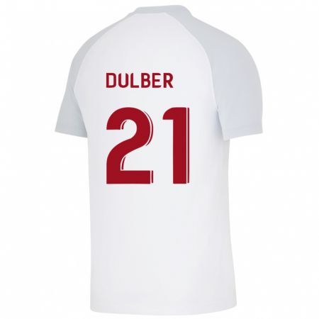 Kandiny Enfant Maillot Didem Dülber #21 Blanc Tenues Extérieur 2023/24 T-Shirt