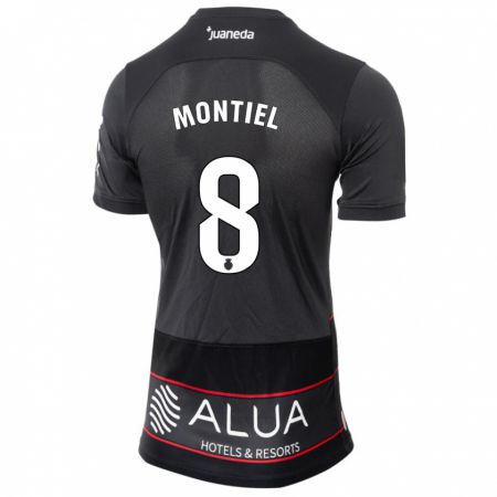 Kandiny Enfant Maillot Luis Montiel #8 Noir Tenues Extérieur 2023/24 T-Shirt
