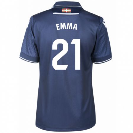 Kandiny Enfant Maillot Emma Ramirez Gorgoso #21 Marin Tenues Extérieur 2023/24 T-Shirt