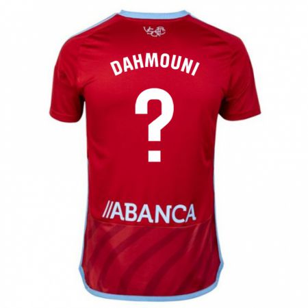 Kandiny Enfant Maillot Moha Dahmouni #0 Rouge Tenues Extérieur 2023/24 T-Shirt