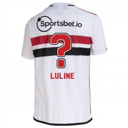 Kandiny Homme Maillot Jonathan Luline #0 Blanc Tenues Domicile 2023/24 T-Shirt