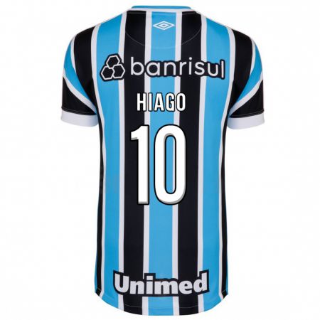 Kandiny Homme Maillot Hiago #10 Bleu Tenues Domicile 2023/24 T-Shirt